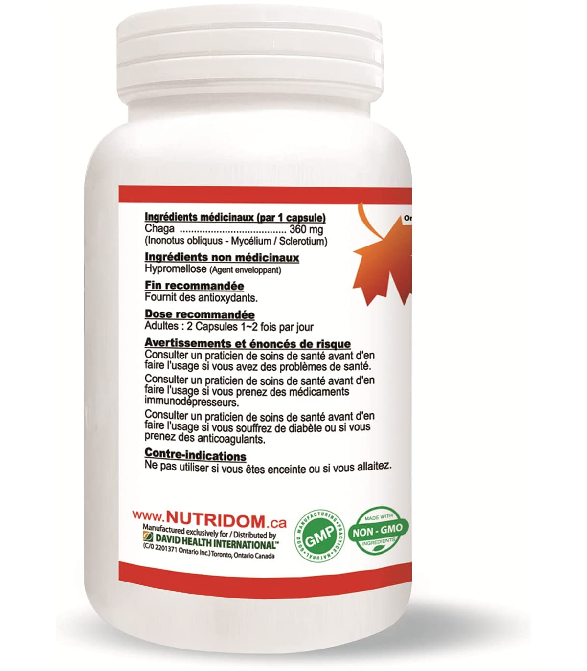 Nutridom CHAGA 120 Vegi Capsules | Unbeatable Prices, Daily Deals | VITASHOP