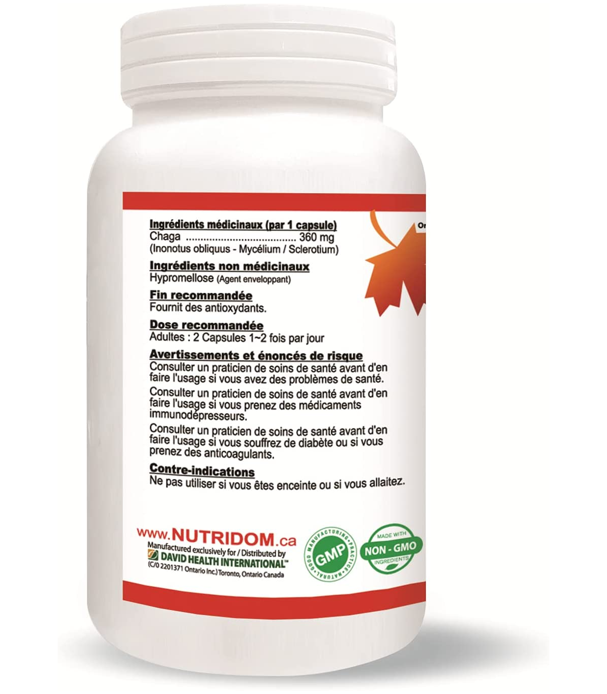 Nutridom CHAGA 120 Vegi Capsules | Unbeatable Prices, Daily Deals | VITASHOP