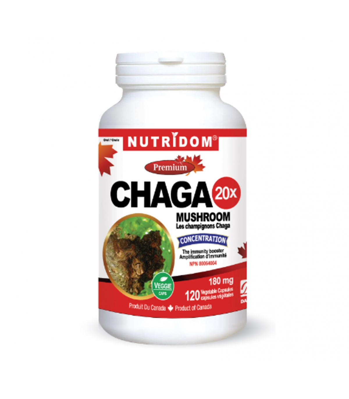 Nutridom CHAGA 20x 120 Vegi Capsules | Unbeatable Prices, Daily Deals | VITASHOP