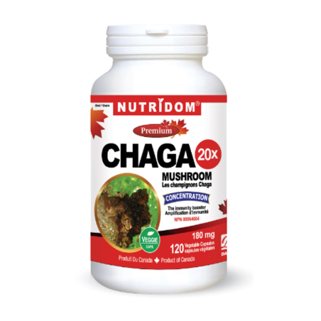 Nutridom CHAGA 20x 120 Vegi Capsules | Unbeatable Prices, Daily Deals | VITASHOP
