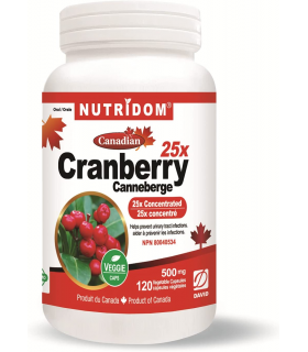 Nutridom Cranberry 25x 120 Vegi Capsules | Unbeatable Prices, Daily Deals | VITASHOP