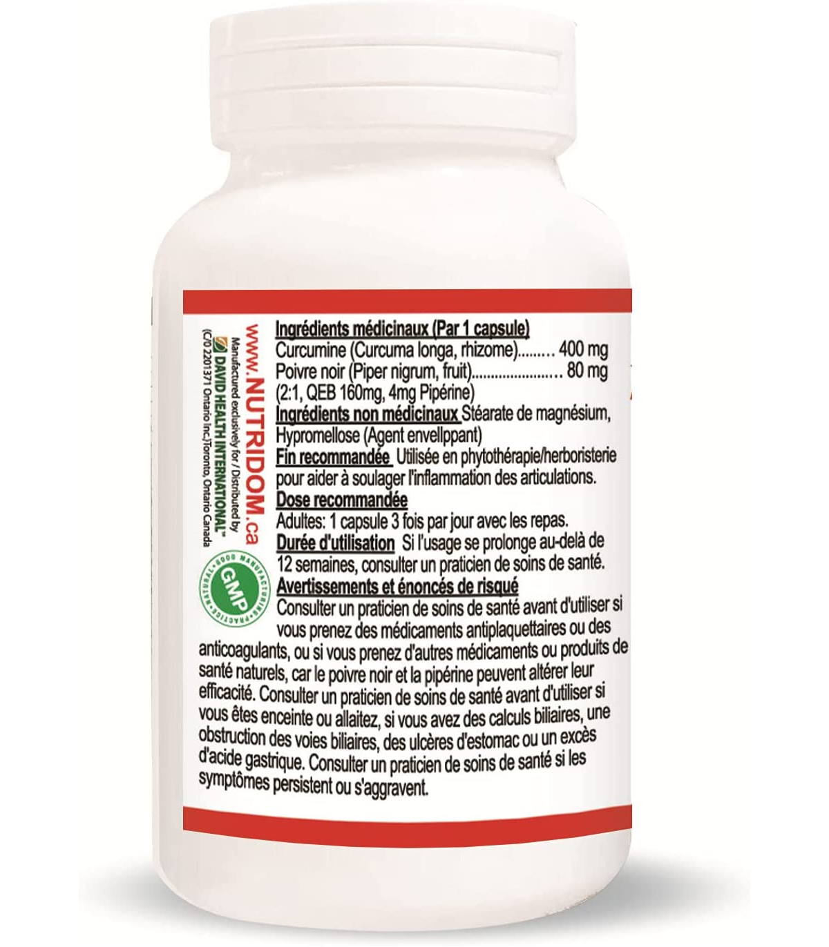 Curcumin + Piperine 60 Vegi Capsules | Safest & Easiest Shopping Vitamins Online | VITASHOP