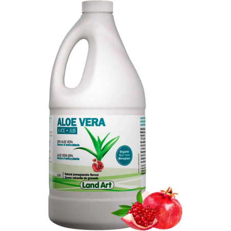 Land Art Aloe Vera Pure Juice Pomegranate 1500 ml | 每天不同折扣, 全网最低价格 | 种类齐全的保健品店铺 VITASHOP, 只有你想不到, 没有你买不到 !