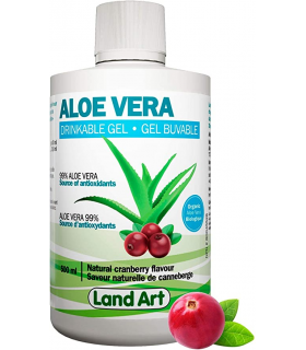 Land Art Aloe Vera Gel Cranberry 500 ml | Unbeatable Prices, Daily Deals | VITASHOP