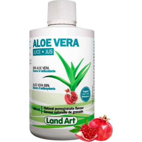 Land Art Aloe Vera Pure Juice Pomegranate 500 ml | 每天不同折扣, 全网最低价格 | 种类齐全的保健品店铺 VITASHOP, 只有你想不到, 没有你买不到 !