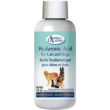 Omega Alpha Hyaluronic Acid for Cats and Dogs 120 ml | Unbeatable Prices, Daily Deals | VITASHOP
