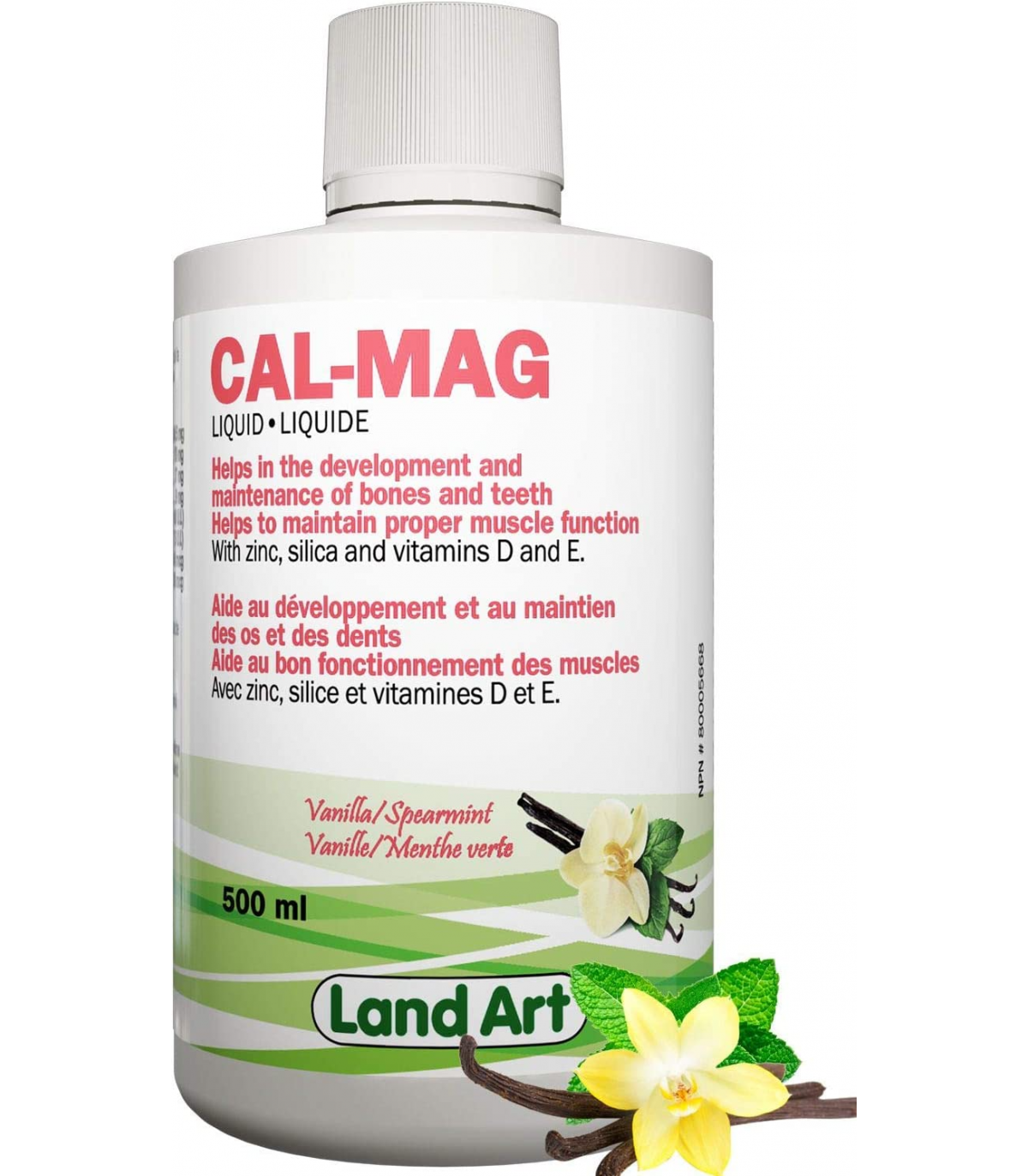 Land Art 랜드아트 Cal-Mag 리퀴드 바닐라 & 스피어민트 500ml | 매일 업데이트되는 특가 상품 | VITASHOP