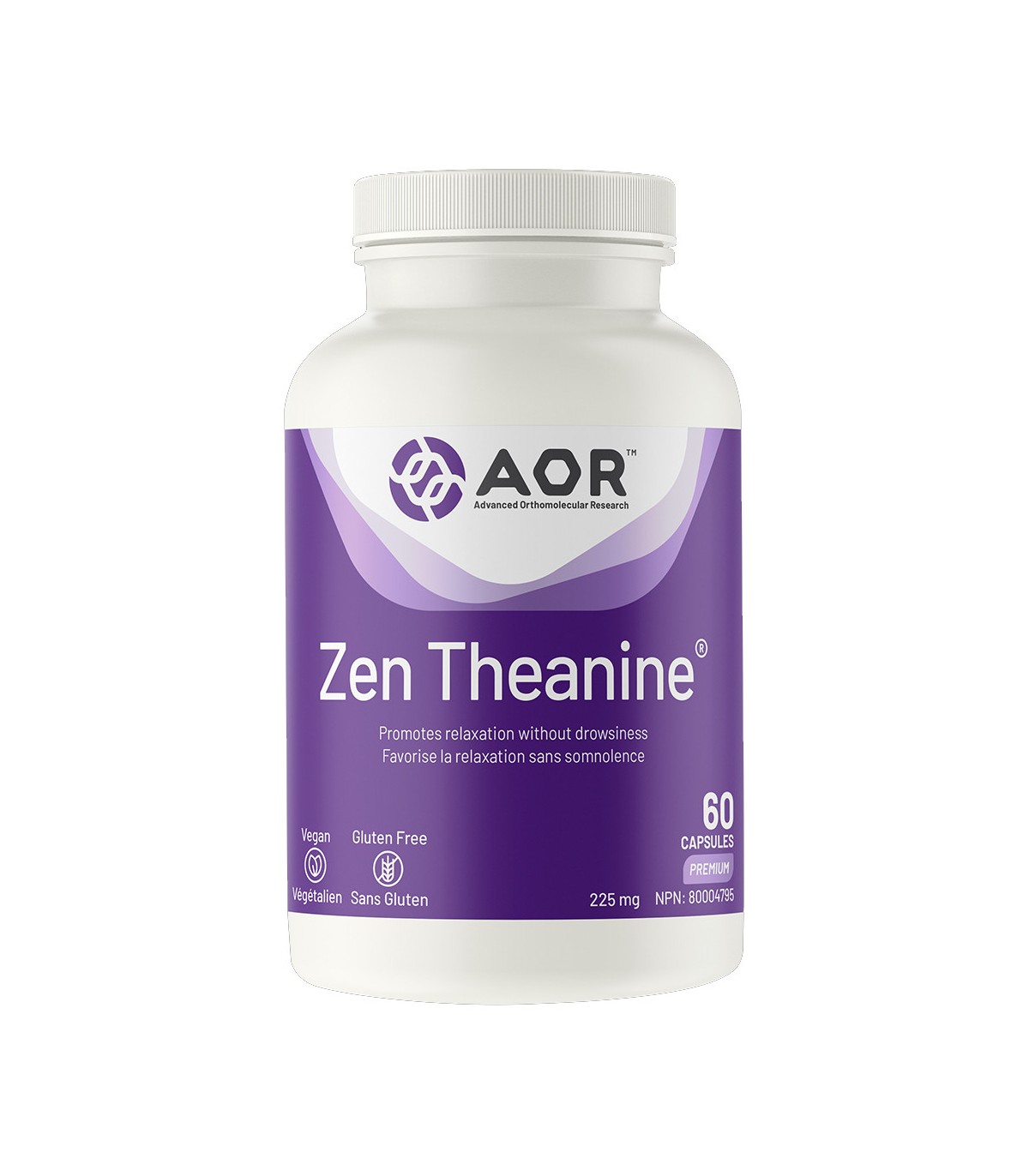 AOR Zen Theanine 60 Capsules | Unbeatable Prices, Daily Deals | VITASHOP
