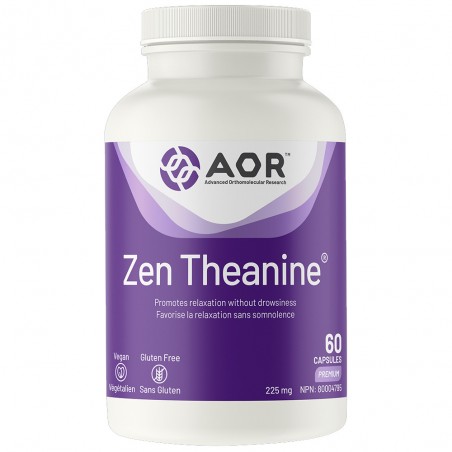 AOR Zen Theanine 60 Capsules | Unbeatable Prices, Daily Deals | VITASHOP