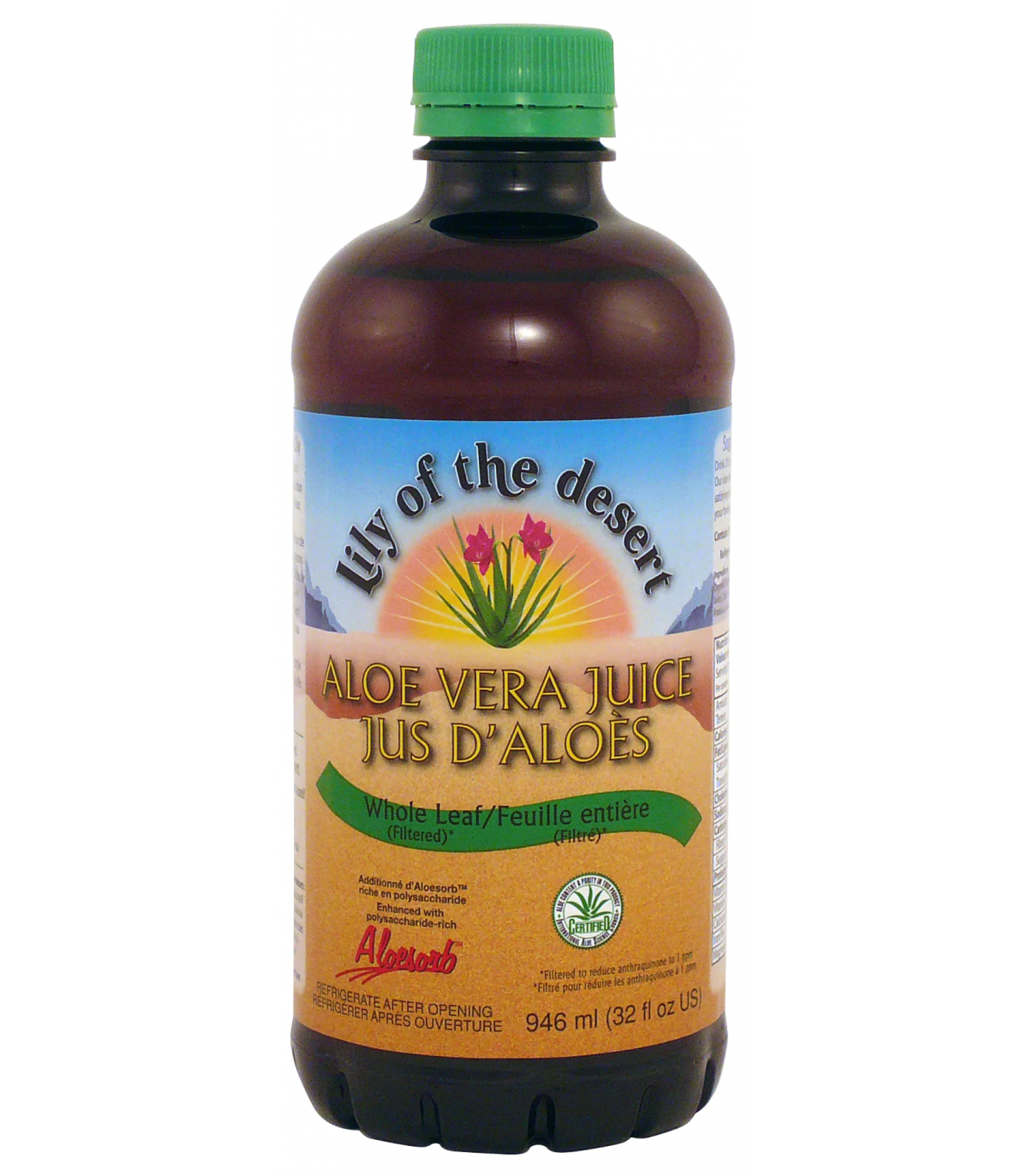 Lily of the desert 릴리 오브 더 데저트 알로에베라 주스 홀리프 946ml | 매일 업데이트되는 특가 상품 | VITASHOP