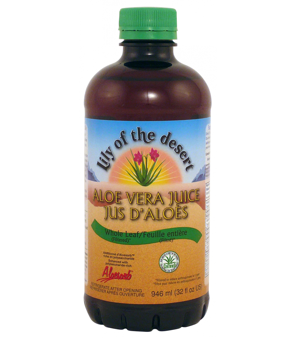 Lily of the desert 릴리 오브 더 데저트 알로에베라 주스 홀리프 946ml | 매일 업데이트되는 특가 상품 | VITASHOP