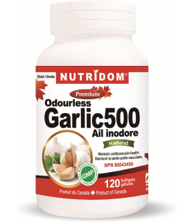 Nutridom Garlic 500 120 Softgels | Unbeatable Prices, Daily Deals | VITASHOP