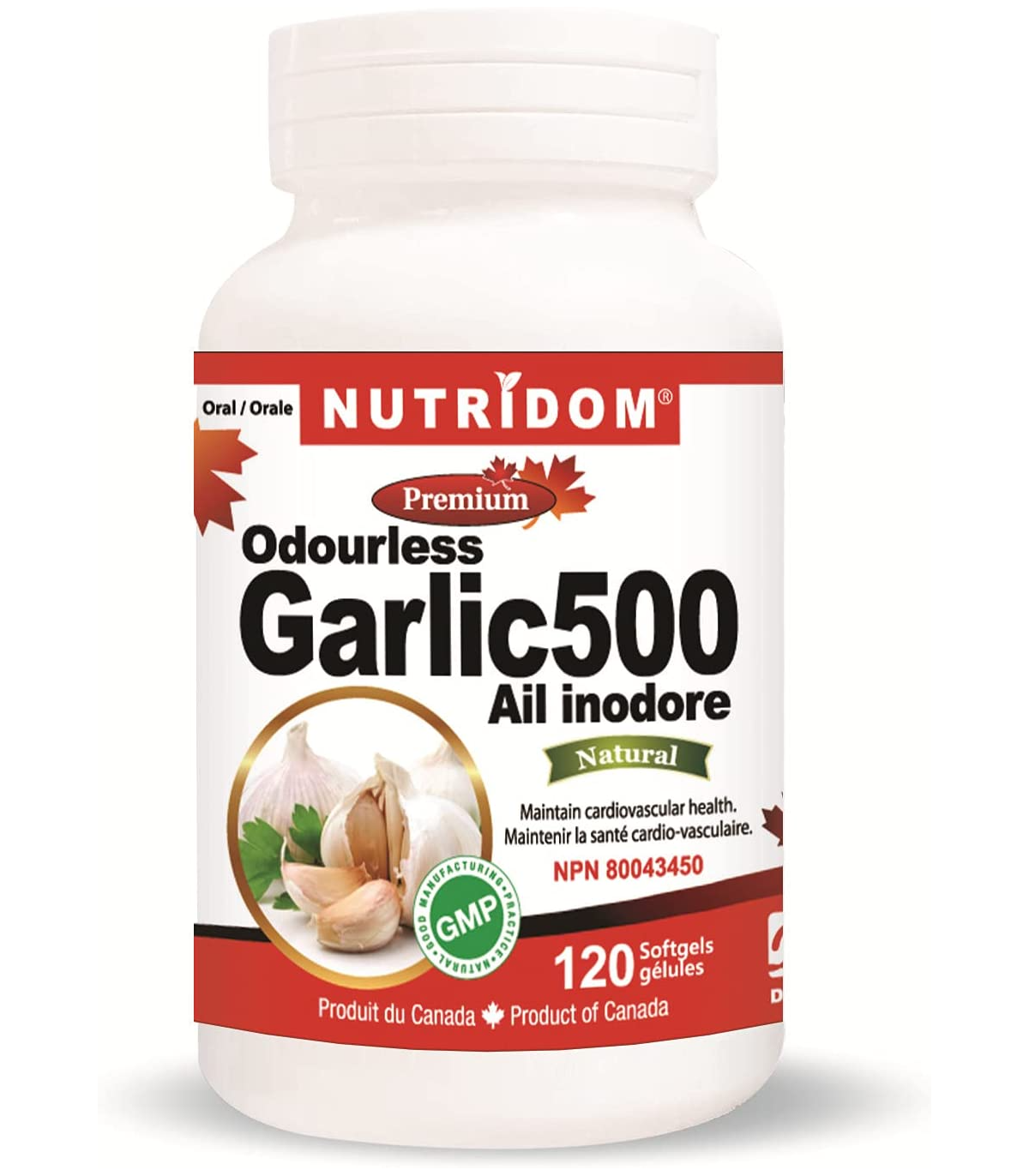 Garlic 500 120 Softgels | Safest & Easiest Shopping Vitamins Online | VITASHOP