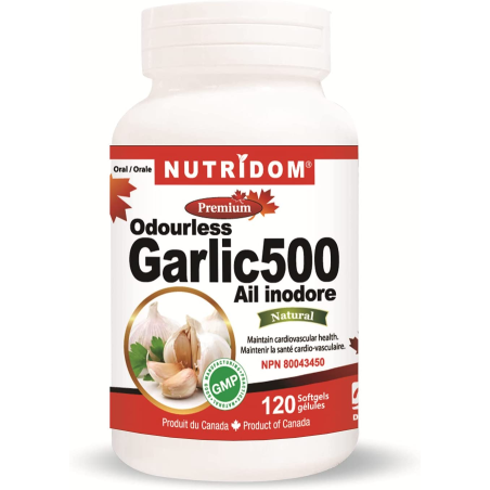 Garlic 500 120 Softgels | Safest & Easiest Shopping Vitamins Online | VITASHOP