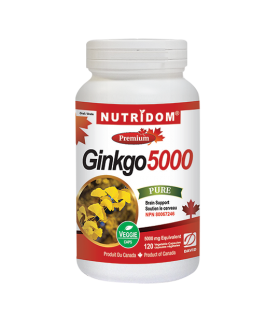 Nutridom Ginkgo5000 120 Vegi Capsules | Unbeatable Prices, Daily Deals | VITASHOP