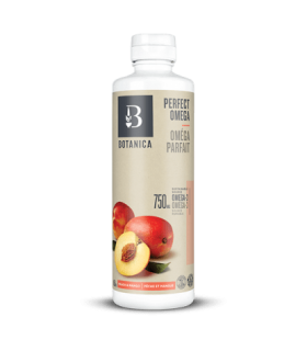 Perfect Omega, Peach Mango Fish Oil 450 mL | Safest & Easiest Shopping Vitamins Online | VITASHOP