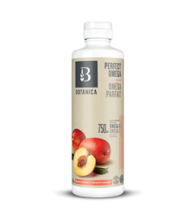 Perfect Omega, Peach Mango Fish Oil 450 mL | Safest & Easiest Shopping Vitamins Online | VITASHOP