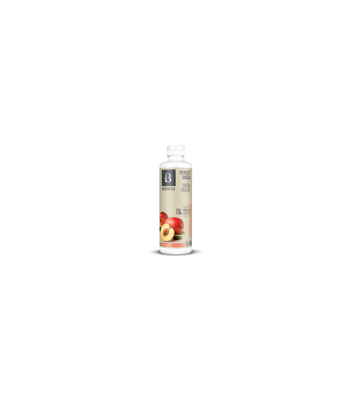 Botanica Perfect Omega, Peach Mango Fish Oil 450 mL | Unbeatable Prices, Daily Deals | VITASHOP