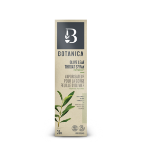 Botanica Olive Leaf Throat Spray, Peppermint 30 mL | Unbeatable Prices, Daily Deals | VITASHOP