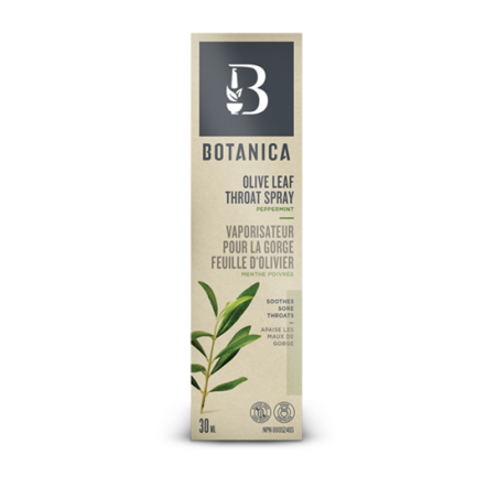 Botanica 보타니카 올리브 잎 인후 스프레이 페퍼민트 30mL | 매일 업데이트되는 특가 상품 | VITASHOP
