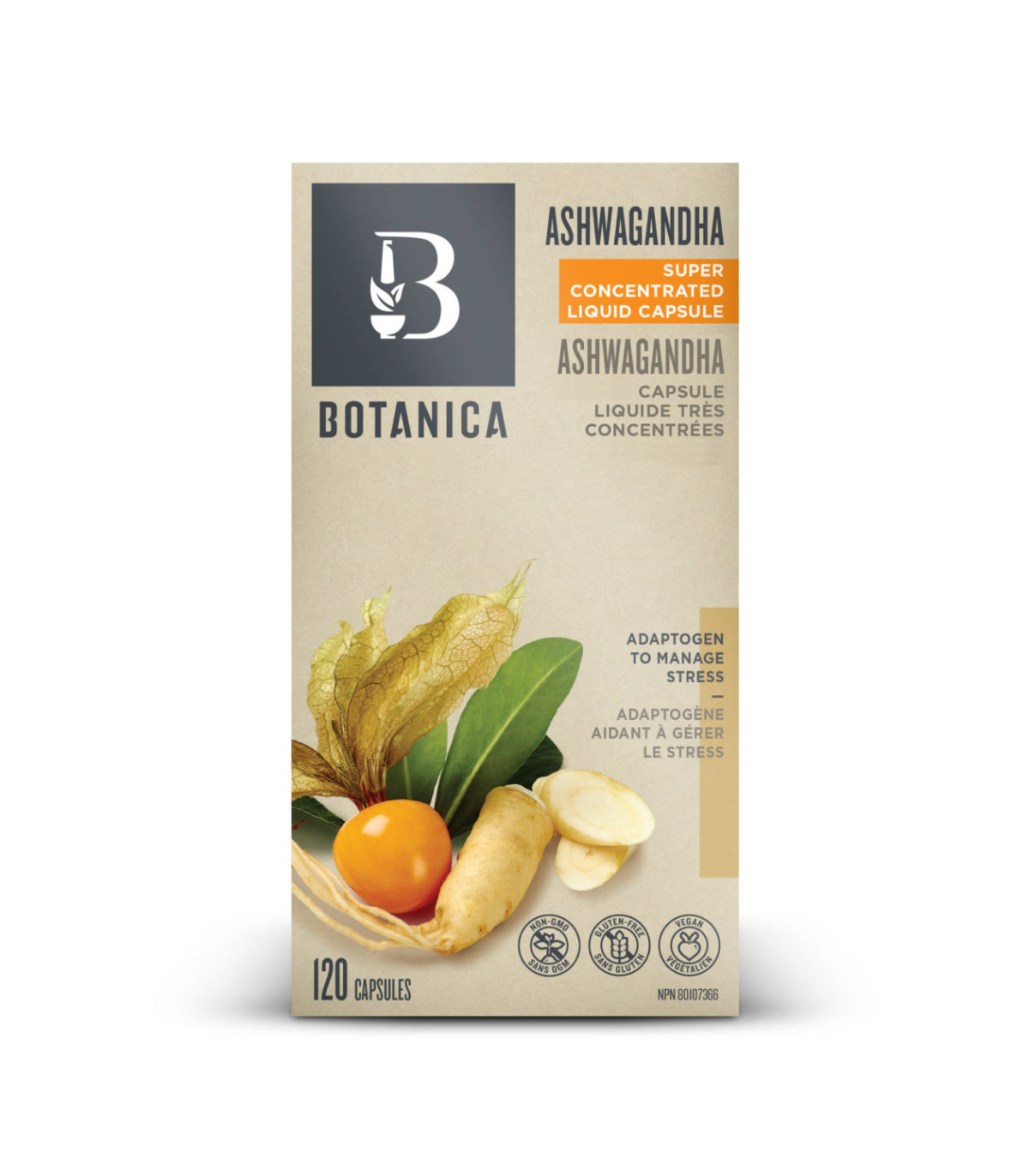 Botanica Ashwagandha Liquid 120 Capsules | Unbeatable Prices, Daily Deals | VITASHOP