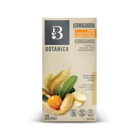 Botanica Ashwagandha Liquid 120 Capsules | Unbeatable Prices, Daily Deals | VITASHOP