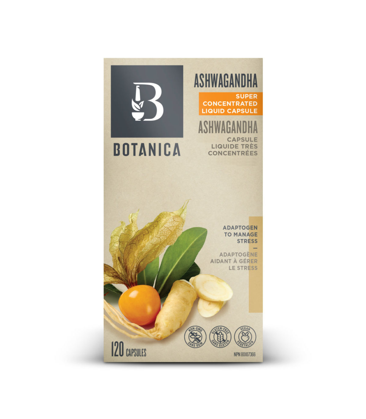 Botanica Ashwagandha Liquid 120 Capsules | Unbeatable Prices, Daily Deals | VITASHOP