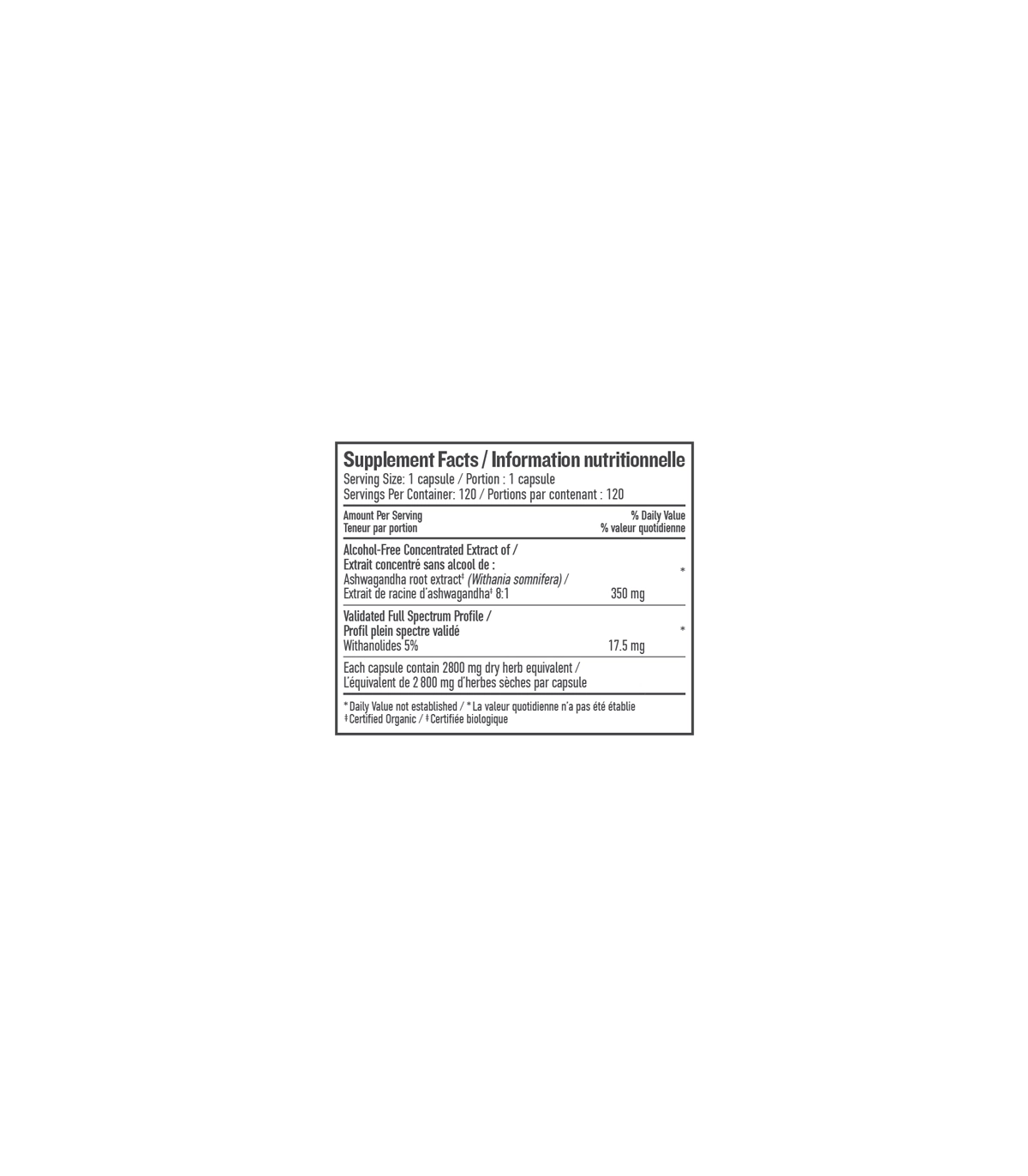Botanica Ashwagandha Liquid 120 Capsules | Unbeatable Prices, Daily Deals | VITASHOP