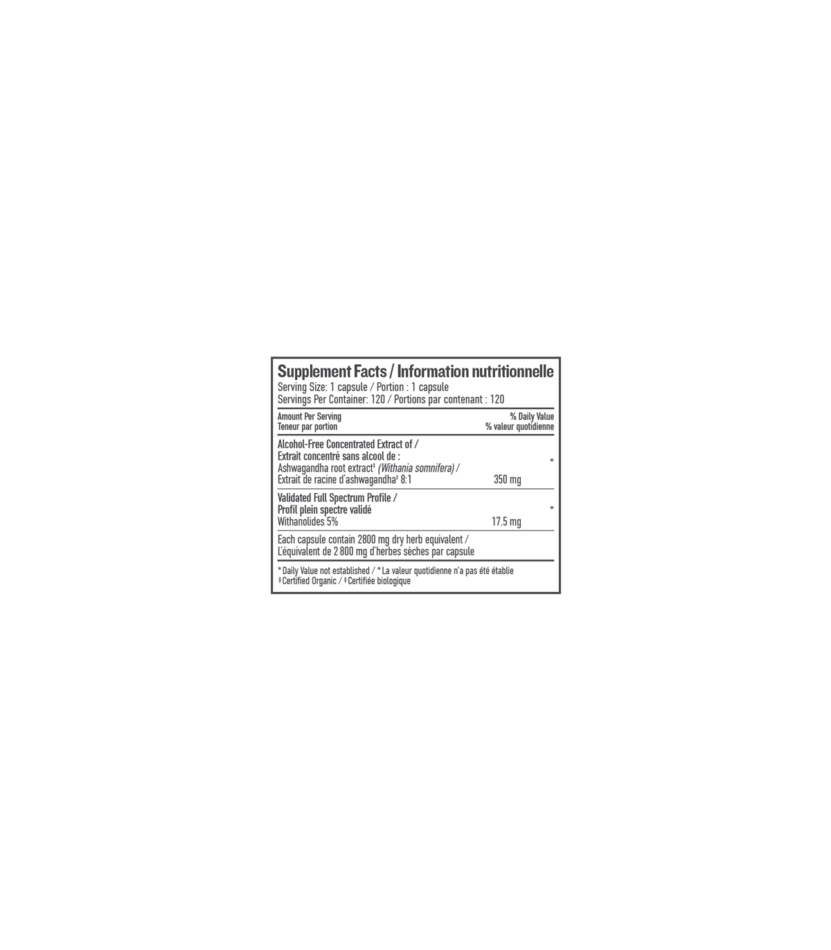 Botanica Ashwagandha Liquid 120 Capsules | Unbeatable Prices, Daily Deals | VITASHOP