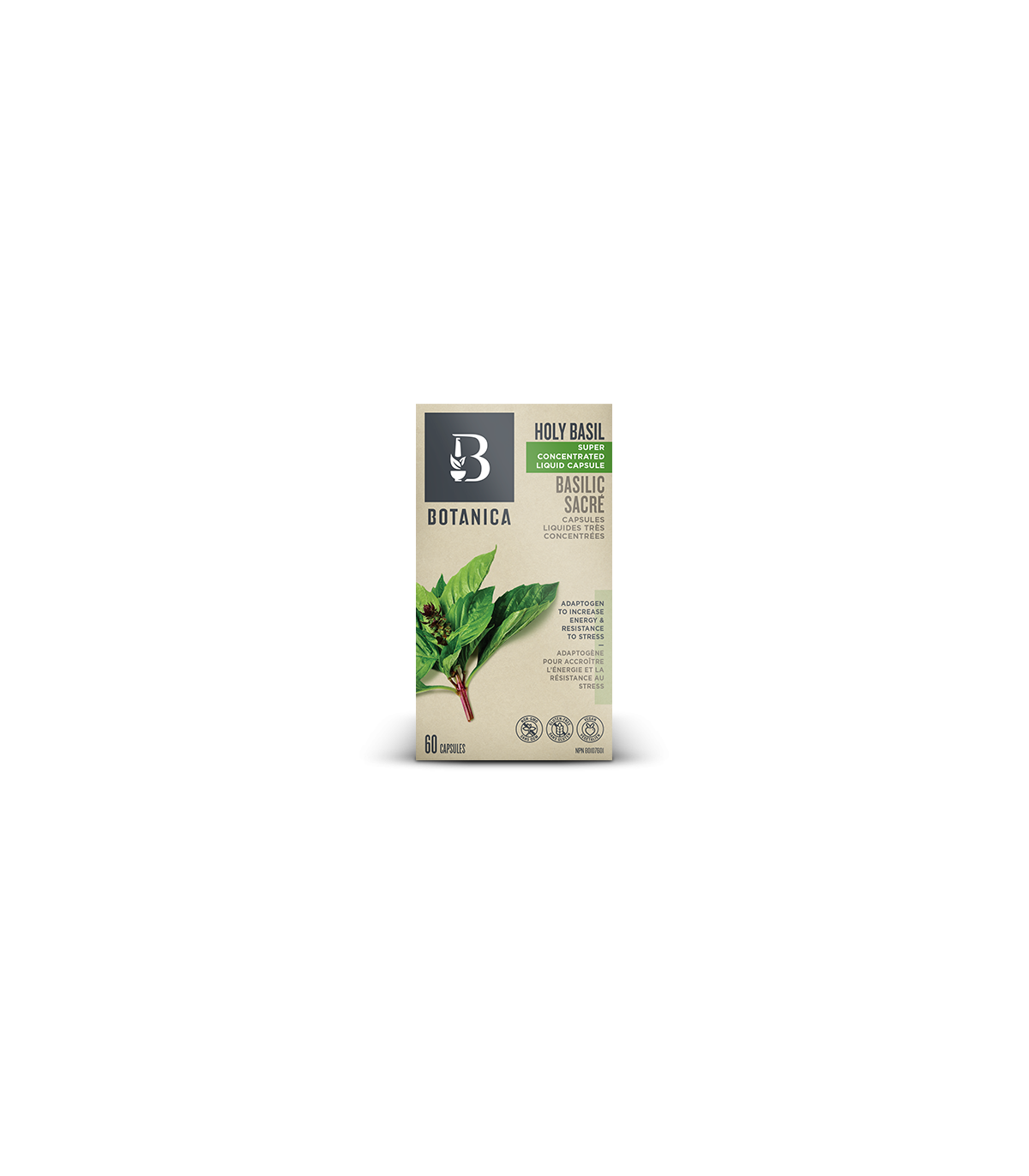 Botanica Holy Basil Liquid 60 Capsules | Unbeatable Prices, Daily Deals | VITASHOP