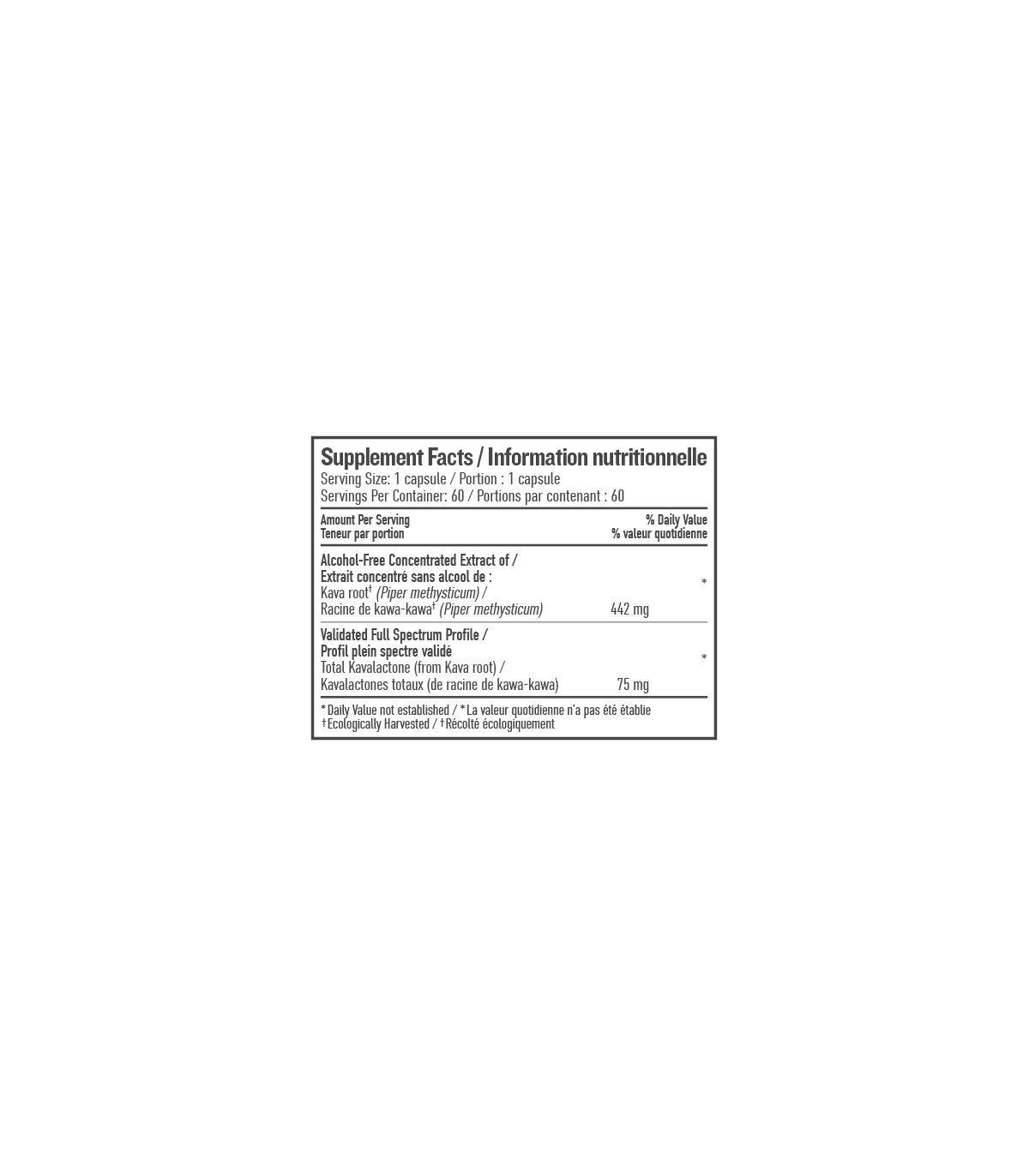 Botanica Kava Root Liquid 60 Capsules | Unbeatable Prices, Daily Deals | VITASHOP