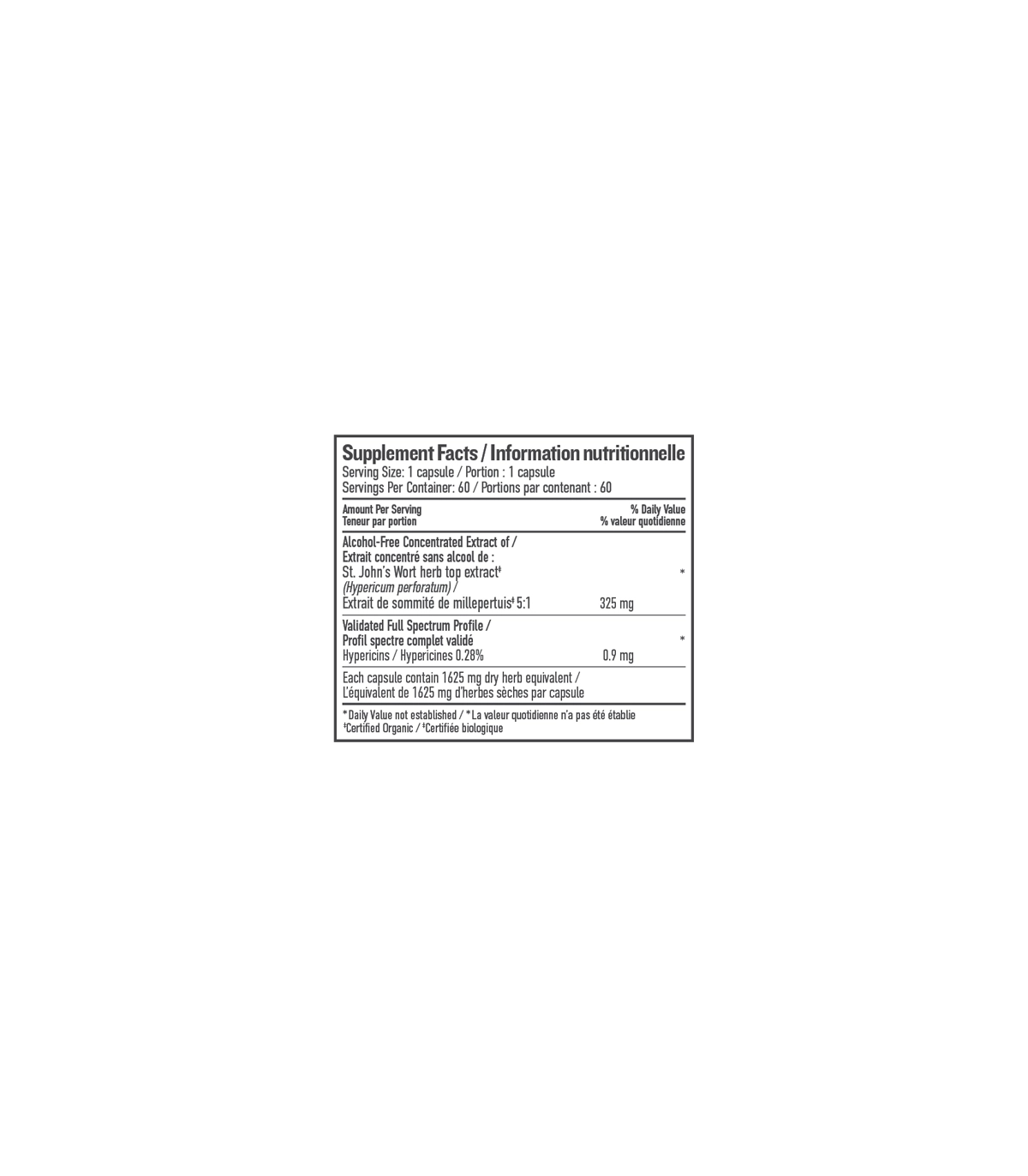 Botanica St. John's Wort Liquid 60 Capsules | Unbeatable Prices, Daily Deals | VITASHOP