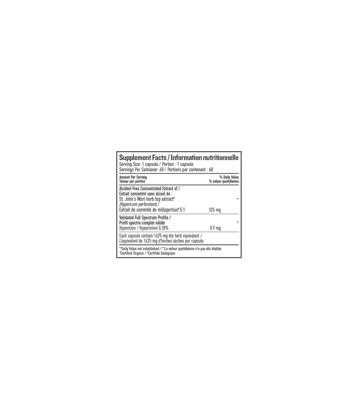 Botanica St. John's Wort Liquid 60 Capsules | Unbeatable Prices, Daily Deals | VITASHOP