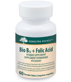 Genestra Bio B12 + Folic Acid 60 Tablets | Unbeatable Prices, Daily Deals | VITASHOP