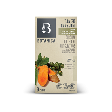 Botanica Turmeric Pain and Joint Liquid 60 Capsules | Unbeatable Prices, Daily Deals | VITASHOP