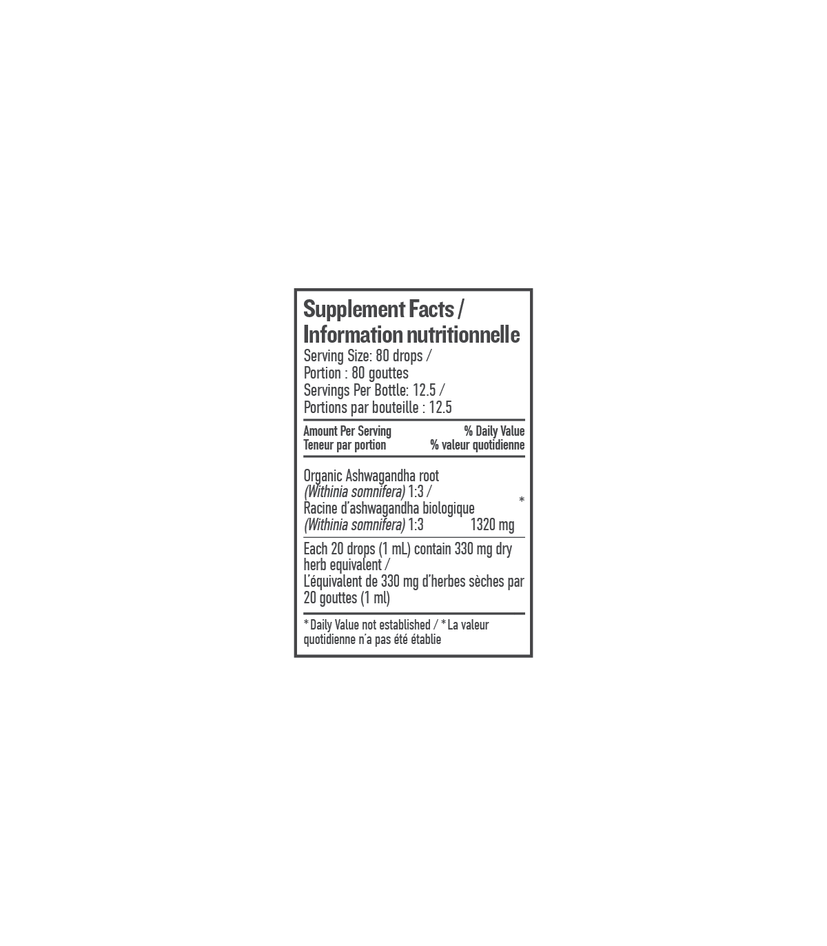 Botanica Ashwagandha Liquid Herb 50 mL | Unbeatable Prices, Daily Deals | VITASHOP