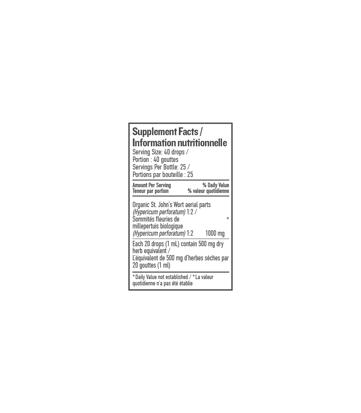Botanica St John's Wort Liquid Herb 50 mL | Unbeatable Prices, Daily Deals | VITASHOP