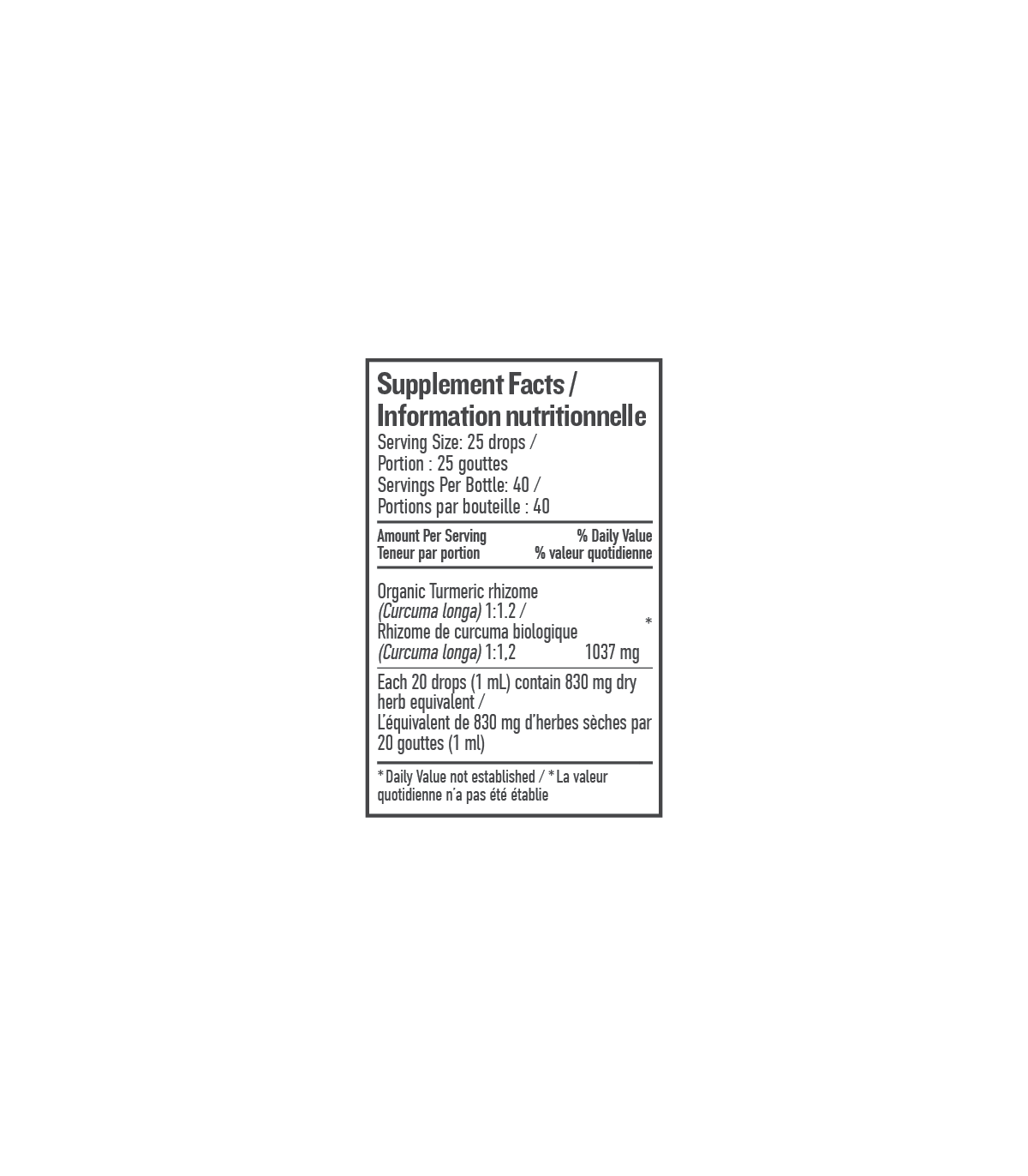 Botanica Turmeric Liquid Herb 50 mL | Unbeatable Prices, Daily Deals | VITASHOP