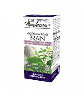 MycoBotanicals Brain 60 Capsules | Safest & Easiest Shopping Vitamins Online | VITASHOP