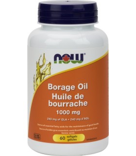 NOW Foods Borage Oil 1000 mg, 60 Softgels | Unbeatable Prices, Daily Deals | VITASHOP