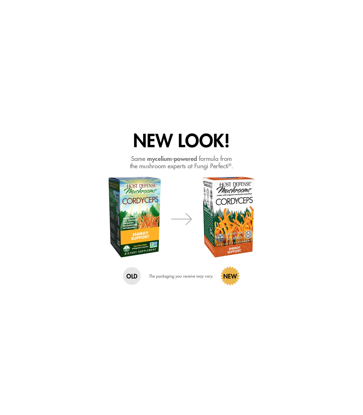 Cordyceps (Cordyceps Mycelium) 30 Capsules | Safest & Easiest Shopping Vitamins Online | VITASHOP