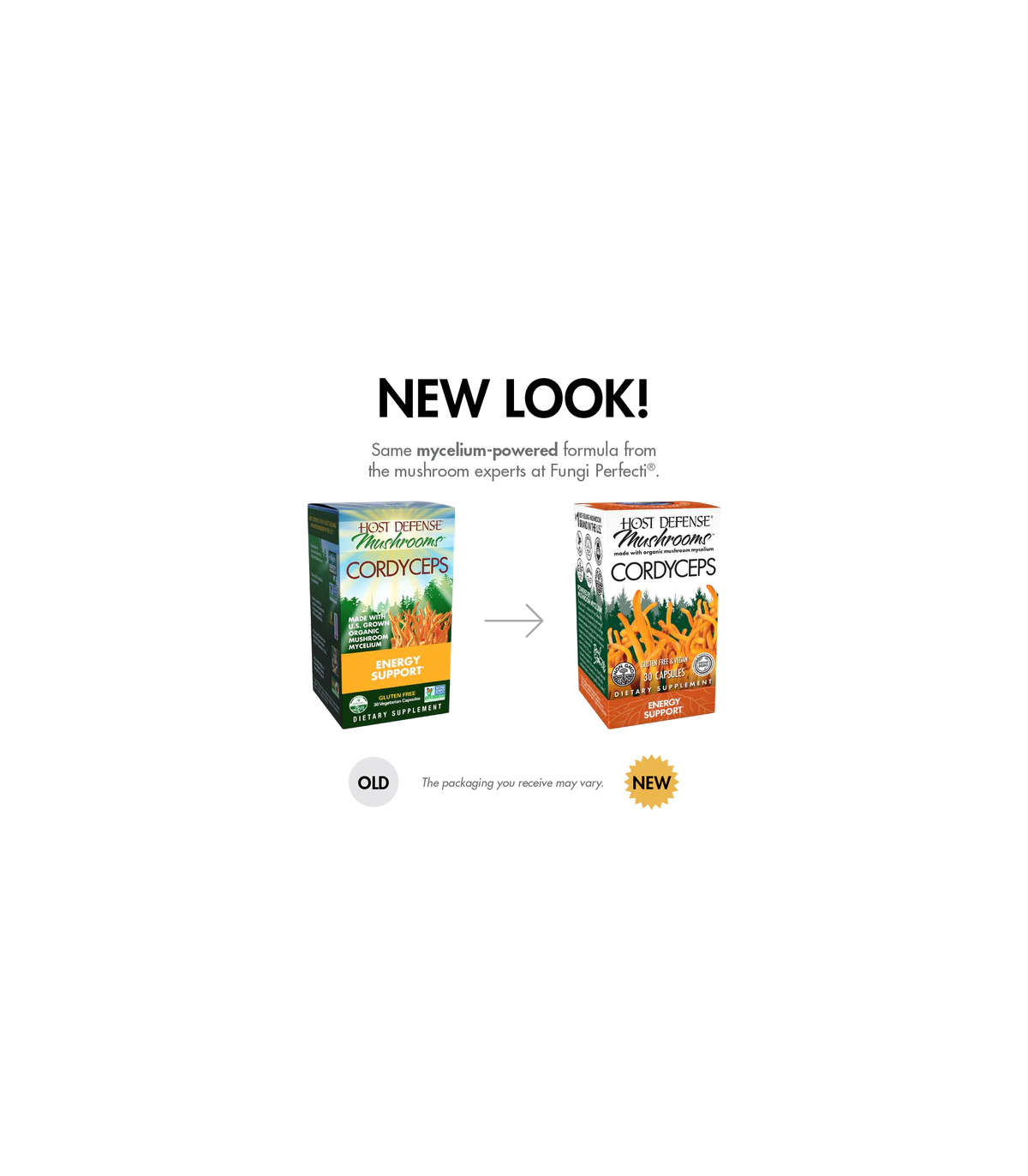 Cordyceps (Cordyceps Mycelium) 30 Capsules | Safest & Easiest Shopping Vitamins Online | VITASHOP