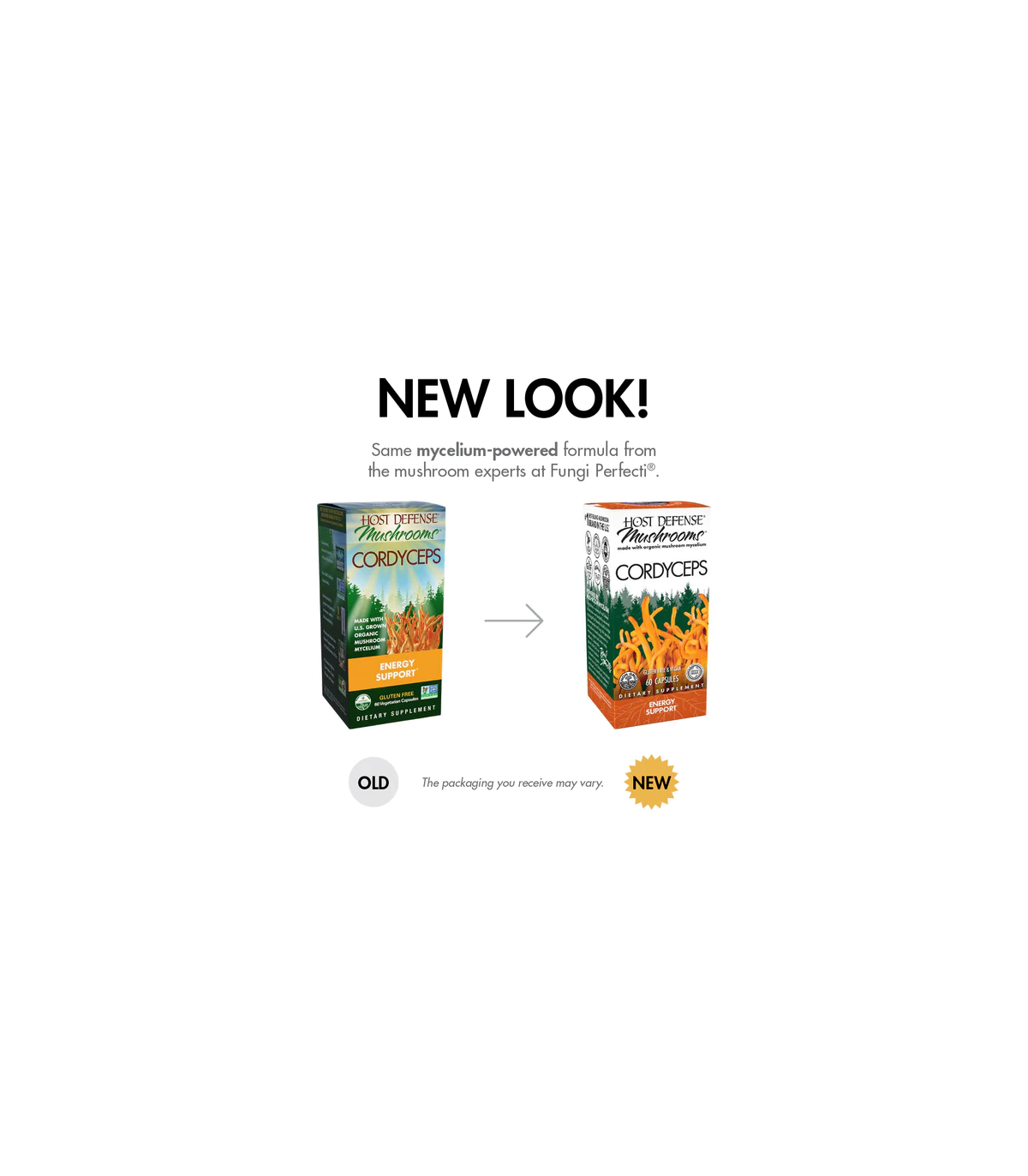 Cordyceps (Cordyceps Mycelium) 60 Capsules | Safest & Easiest Shopping Vitamins Online | VITASHOP