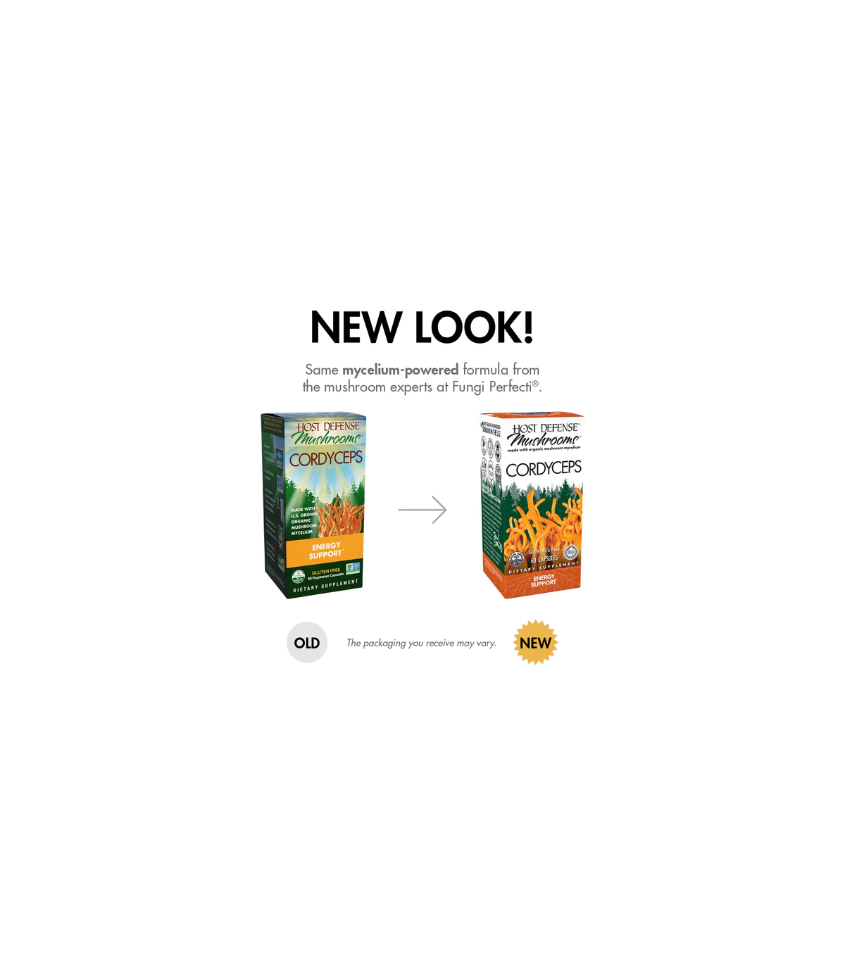 Cordyceps (Cordyceps Mycelium) 60 Capsules | Safest & Easiest Shopping Vitamins Online | VITASHOP