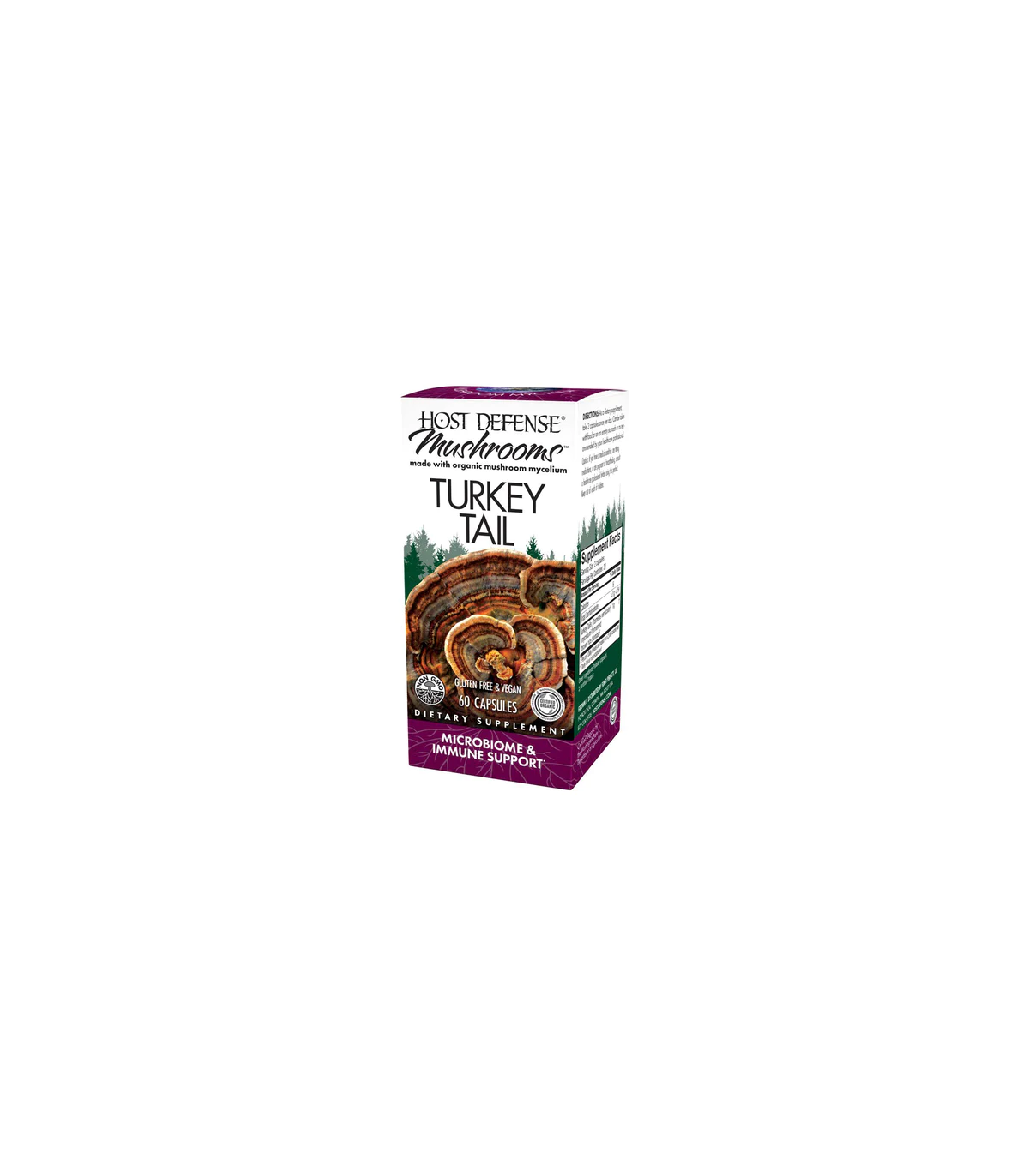 Turkey Tail (Trametes Versicolor) 60 Capsules | Safest & Easiest Shopping Vitamins Online | VITASHOP