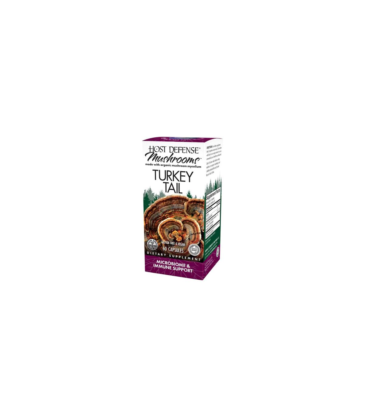 Turkey Tail (Trametes Versicolor) 60 Capsules | Safest & Easiest Shopping Vitamins Online | VITASHOP