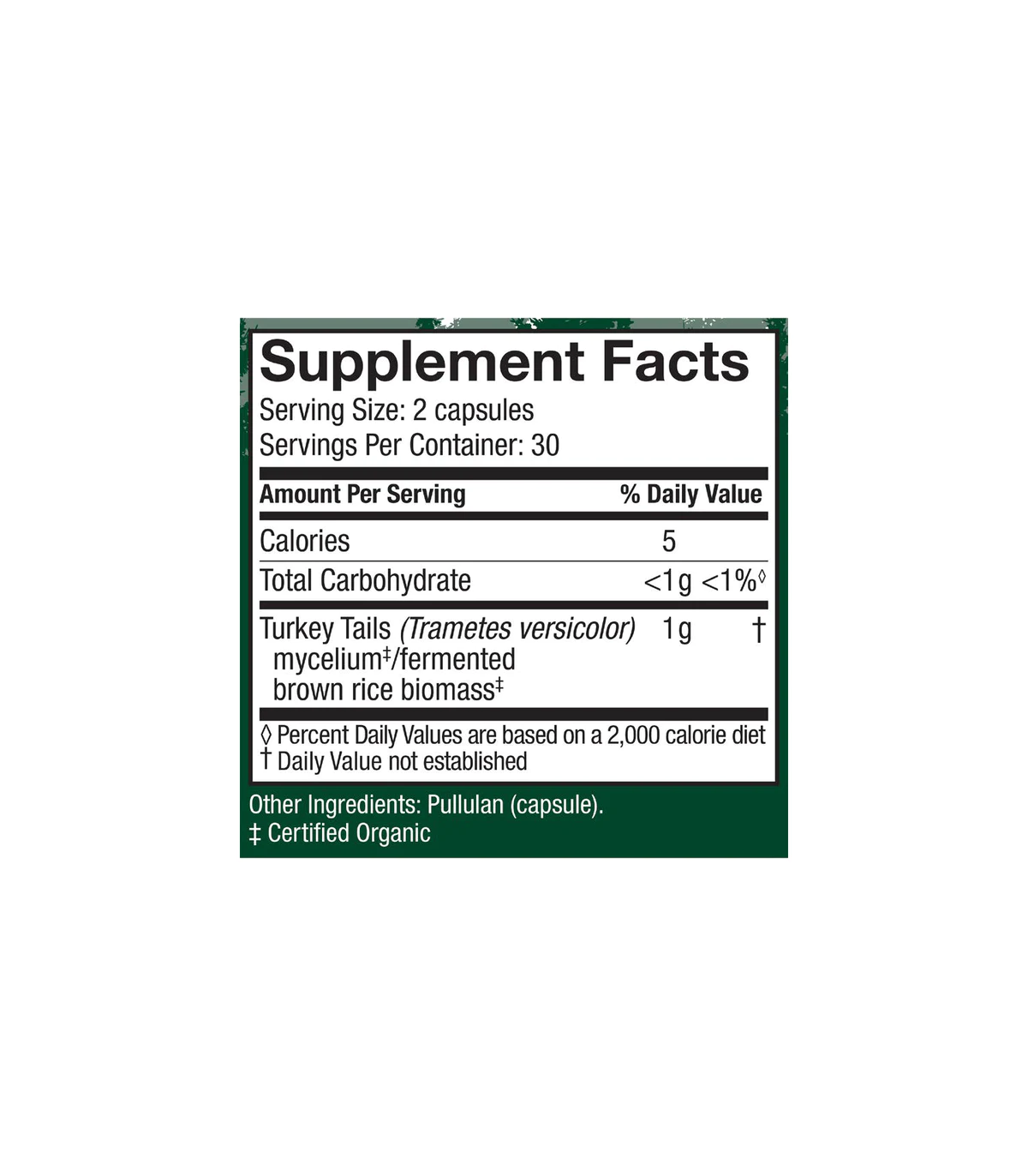 Turkey Tail (Trametes Versicolor) 60 Capsules | Safest & Easiest Shopping Vitamins Online | VITASHOP
