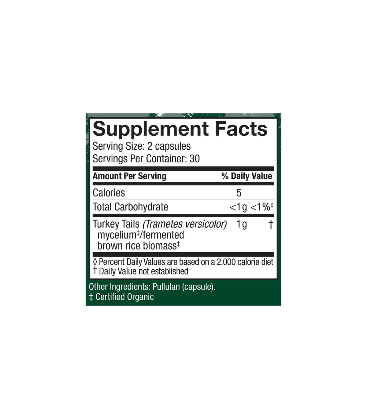 Turkey Tail (Trametes Versicolor) 60 Capsules | Safest & Easiest Shopping Vitamins Online | VITASHOP
