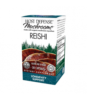 HOST DEFENSE Reishi (Ganoderma Lucidum) 30 Capsules | Unbeatable Prices, Daily Deals | VITASHOP