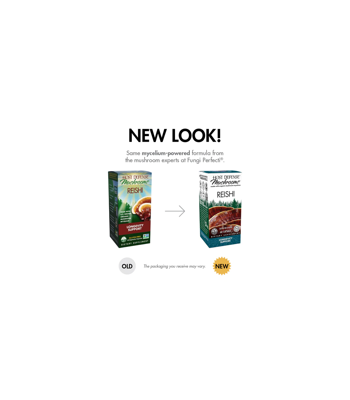 HOST DEFENSE Reishi (Ganoderma Lucidum) 60 Capsules | Unbeatable Prices, Daily Deals | VITASHOP